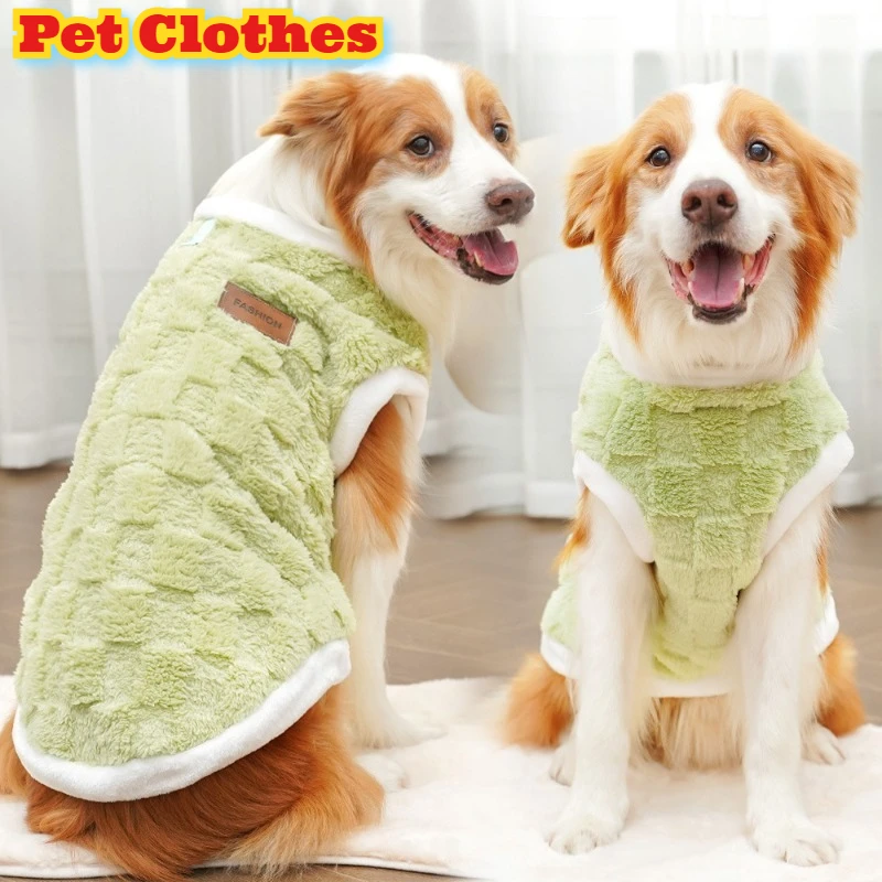Large Dog Winter Clothes Plush Soft Warm Apparel Golden Retriever Cats Puppy Pet Fashion Outfits Cozy Cold Weather Wear Fleece
Large Dog Winter Clothes Plush Soft Warm Apparel Golden Retriever Cats Puppy Pet Fashion Outfits Cozy Cold Weather Wear Fleece