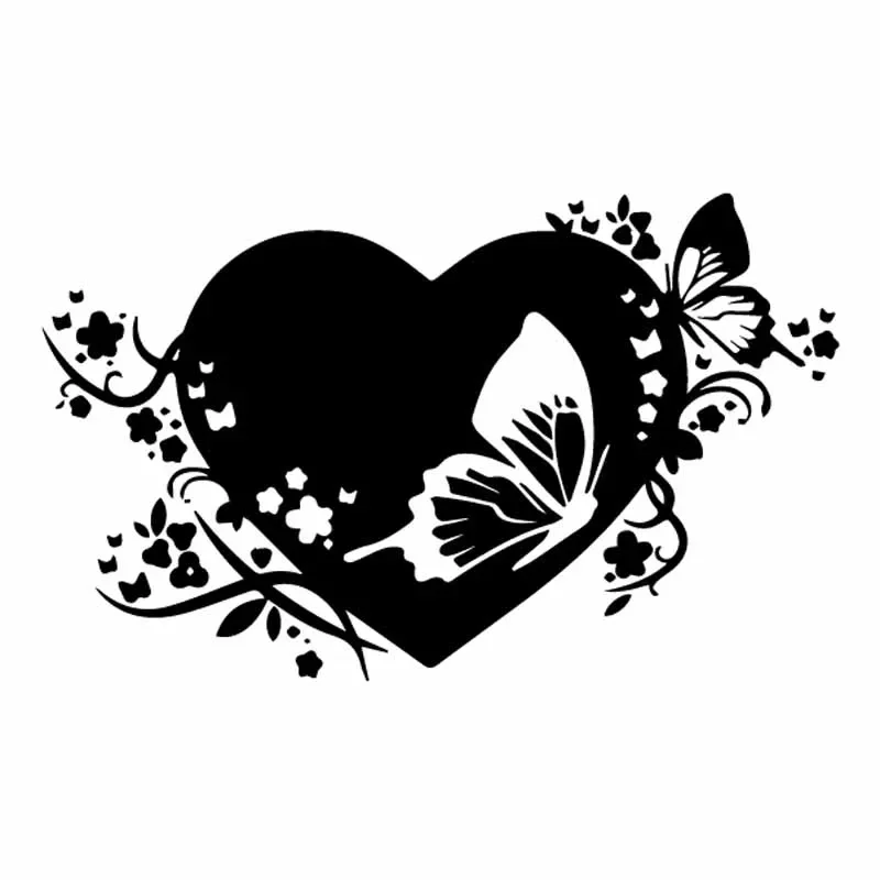 Car Sticker Beautiful Flower Heart Butterfly Vinyl Sticker Car Bumper Body Rear Window Decorative Decal Waterproof Sunscreen15CM
Car Sticker Beautiful Flower Heart Butterfly Vinyl Sticker Car Bumper Body Rear Window Decorative Decal Waterproof Sunscreen15CM