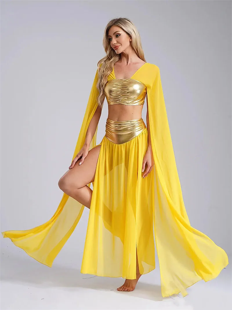 Women Masquerade Carnival Halloween Fancy Dress Up Ancient Rome Egyptian Cleopatra Cosplay Costume Two Picece Belly Dance Suit
Women Masquerade Carnival Halloween Fancy Dress Up Ancient Rome Egyptian Cleopatra Cosplay Costume Two Picece Belly Dance Suit