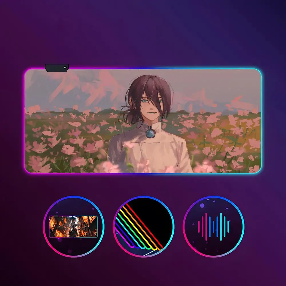 Anime Reze Mouse Pad RGB Luminous 900X400mm Large Table Mat Non-slip Extra Large Game Office Mouse Pad
Anime Reze Mouse Pad RGB Luminous 900X400mm Large Table Mat Non-slip Extra Large Game Office Mouse Pad
