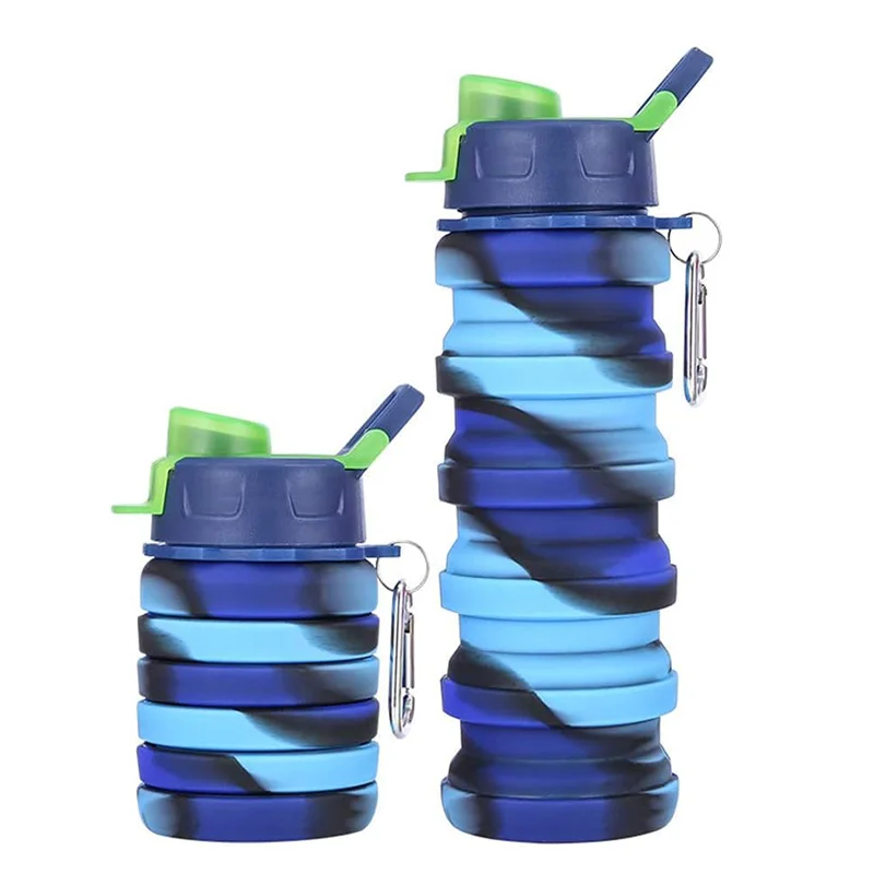 Silicone Collapsible Folding Sports Water Bottles Kids Adults Expandable Design Outdoor Travel
Silicone Collapsible Folding Sports Water Bottles Kids Adults Expandable Design Outdoor Travel