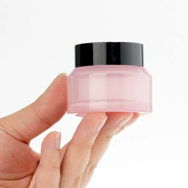 4Pcs 15g/30g/50g Pink Glass Cream Jar with Thick Glass and Black Plastic Cover for Rose Massage Eye Face Hand Cream Cans Sample
4Pcs 15g/30g/50g Pink Glass Cream Jar with Thick Glass and Black Plastic Cover for Rose Massage Eye Face Hand Cream Cans Sample