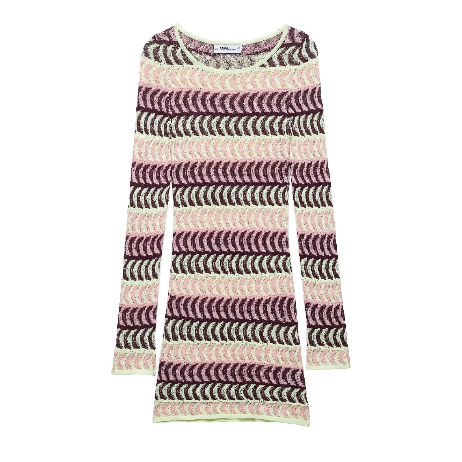 Korejepo 2025 New Women European American Style Printed Round Neck Long Sleeved Knitted Dress
Korejepo 2025 New Women European American Style Printed Round Neck Long Sleeved Knitted Dress