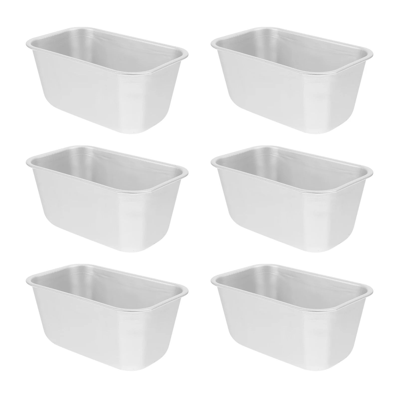 6pcs Rectangle Cake Mold Aluminum Alloy Non stick Baking Kitchen Supplies Smooth Easy Demould Toast Bread Dessert Tool
6pcs Rectangle Cake Mold Aluminum Alloy Non stick Baking Kitchen Supplies Smooth Easy Demould Toast Bread Dessert Tool
