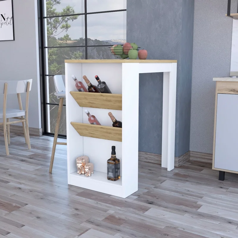DeSoto Wine Storage Kitchen Island White Macadamia
DeSoto Wine Storage Kitchen Island White Macadamia