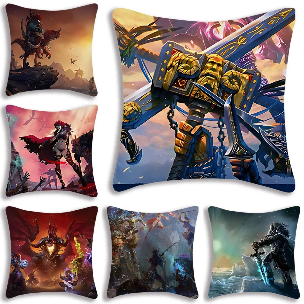 World of Warcraft Game Pillow Covers Cartoon Sofa Decorative Home Double-sided Printing Short Plush Cute Cushion Cover
World of Warcraft Game Pillow Covers Cartoon Sofa Decorative Home Double-sided Printing Short Plush Cute Cushion Cover