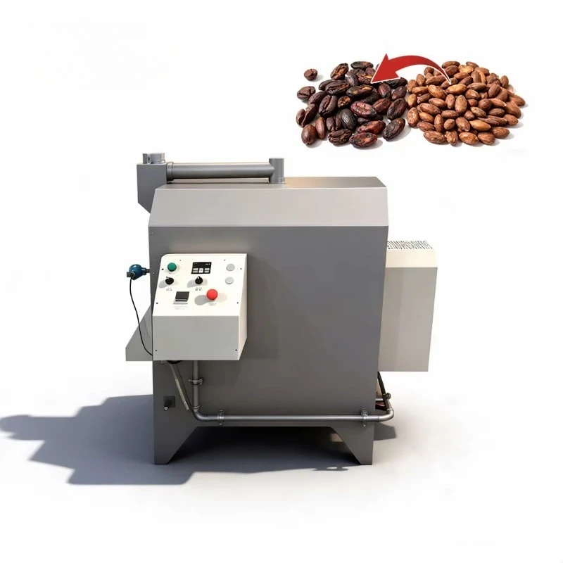 Customized Automatic Cocoa Bean Roaster Machine and Peeling Machine Suitable for Chocolate Brean to bar Process Cocoa Nibs
Customized Automatic Cocoa Bean Roaster Machine and Peeling Machine Suitable for Chocolate Brean to bar Process Cocoa Nibs