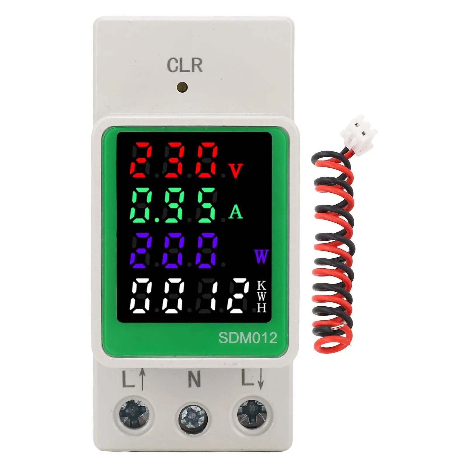 Digital AC Voltage & Current Monitor with Display - Copper Power Meter for office & Building Use
Digital AC Voltage & Current Monitor with Display - Copper Power Meter for office & Building Use