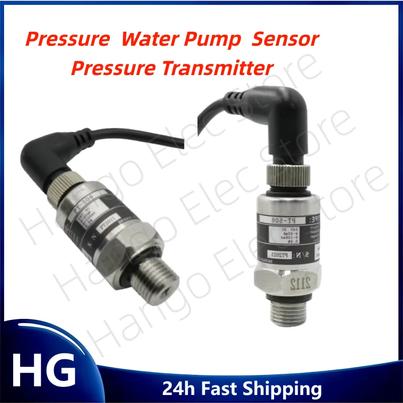 Original Pressure Sensor Water Pump Sensor 0-1/1.6/2.5Mpa 24V G1/4 4-20mA IP68
Original Pressure Sensor Water Pump Sensor 0-1/1.6/2.5Mpa 24V G1/4 4-20mA IP68