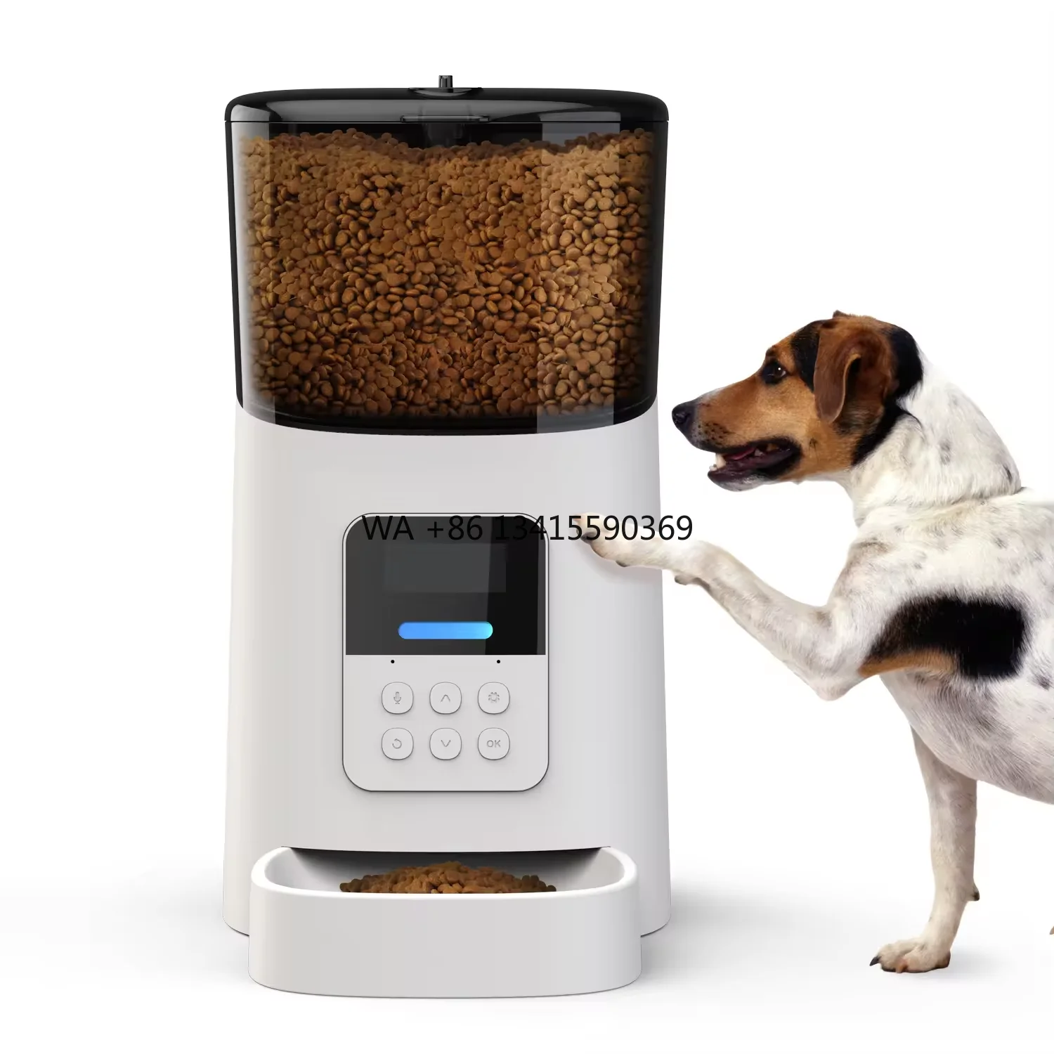 Auto Dog Cat Smart Pet Food Bowl Dispenser Feeder 6L Automatic Feeder Machine for Dog and Cat with Stainless Steel Bowl
Auto Dog Cat Smart Pet Food Bowl Dispenser Feeder 6L Automatic Feeder Machine for Dog and Cat with Stainless Steel Bowl