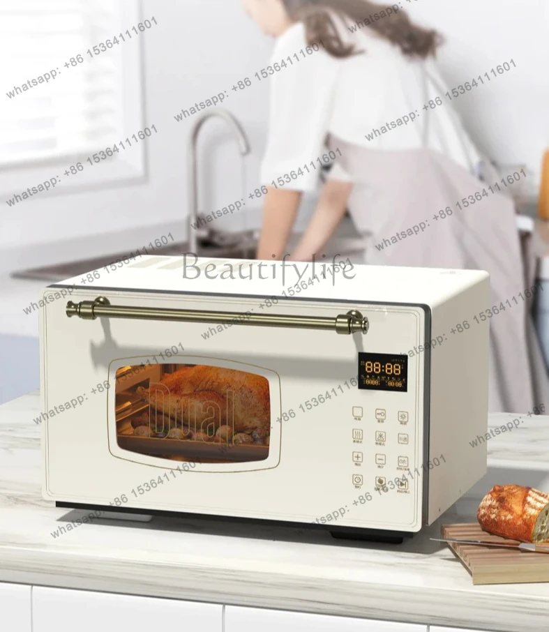 Паровая духовка, бытовая универсальная машина, настольная кухонная многофункциональная большая емкость
Паровая духовка, бытовая универсальная машина, настольная кухонная многофункциональная большая емкость