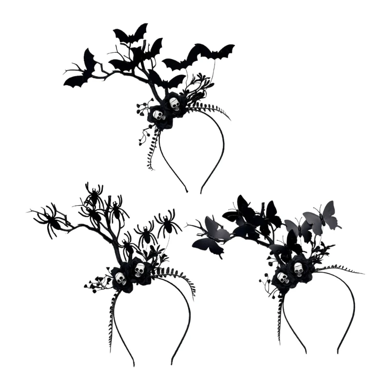 652F Dark Aesthetic Plastic Twig Headbands Lightweight Headwear For Goth Fashion Night Event Comfortable Hair Ornament
652F Dark Aesthetic Plastic Twig Headbands Lightweight Headwear For Goth Fashion Night Event Comfortable Hair Ornament