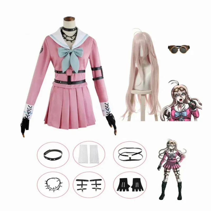 Аниме Danganronpa V3 Миу ирума женское платье униформа для девочек одежда костюмы для косплея
Аниме Danganronpa V3 Миу ирума женское платье униформа для девочек одежда костюмы для косплея