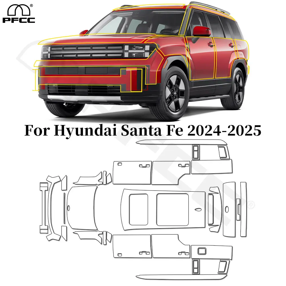 For Hyundai Santa FE 2024 2025 TPU Paint Protection Film Car Body Clear Bra Anti-scratch Pre-cut PPF Resistant Repairable Cover
For Hyundai Santa FE 2024 2025 TPU Paint Protection Film Car Body Clear Bra Anti-scratch Pre-cut PPF Resistant Repairable Cover