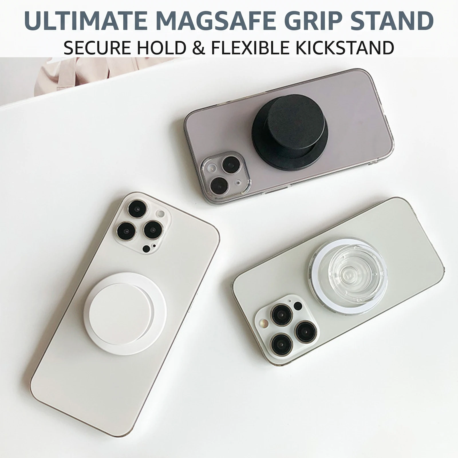 AIPEKE Magnetic Folding Mobile Phone Grip Ring with Iron Ring- finger holder magnetic Support for iPhone Samsung All Smartphones
AIPEKE Magnetic Folding Mobile Phone Grip Ring with Iron Ring- finger holder magnetic Support for iPhone Samsung All Smartphones