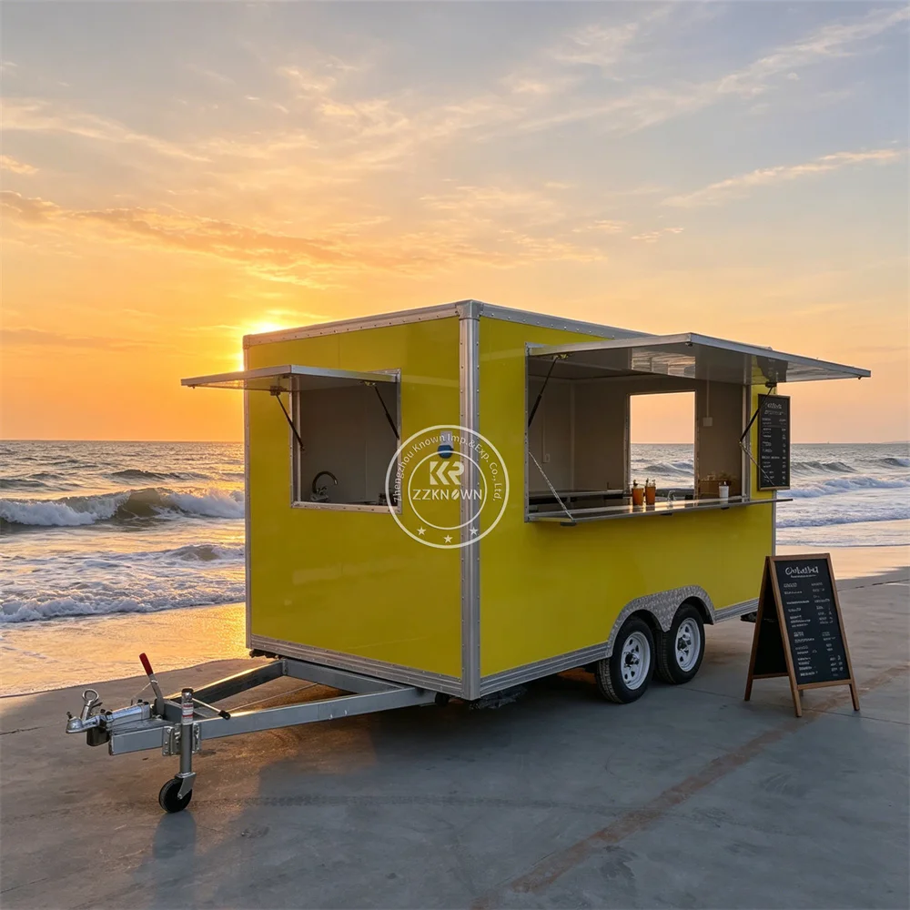 Customized Street Food Truck Kitchen Truck Concession Juice Coffee Ice Cream Catering Trailer With Fully Equipped
Customized Street Food Truck Kitchen Truck Concession Juice Coffee Ice Cream Catering Trailer With Fully Equipped