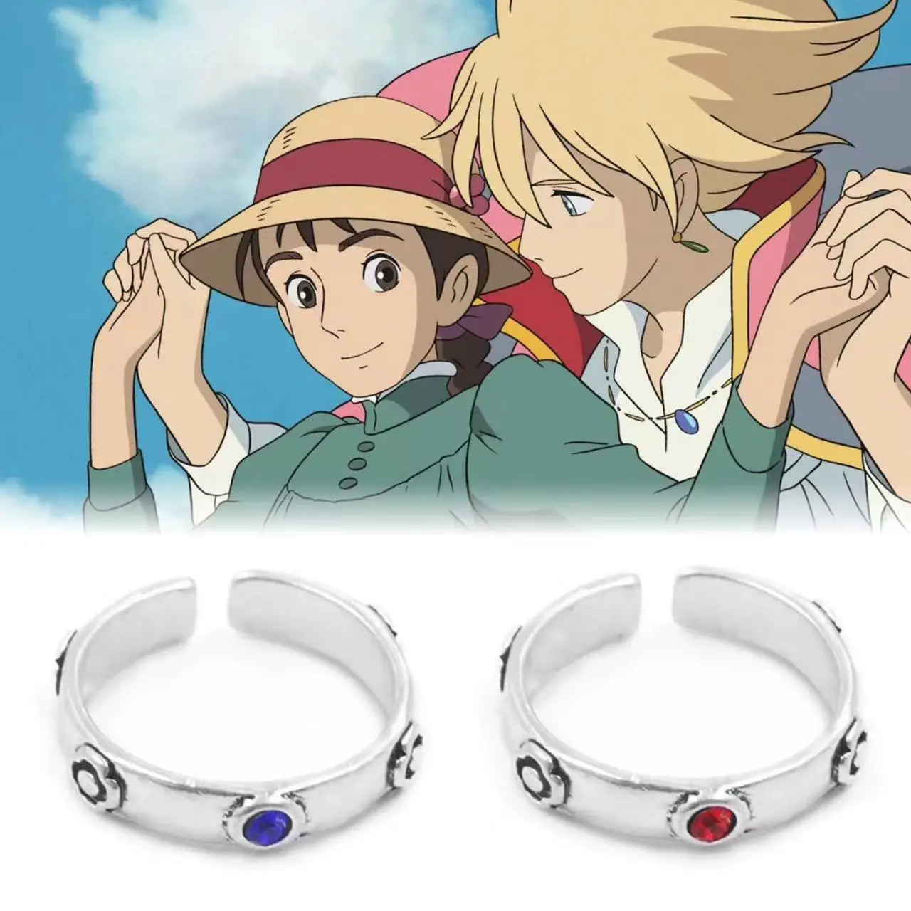 Howl Moving Castle Ring - Couple's Finger Ring - Anime Peripheral - Adjustable Opening - Role-Playing Accessory 2026
Howl Moving Castle Ring - Couple's Finger Ring - Anime Peripheral - Adjustable Opening - Role-Playing Accessory 2026