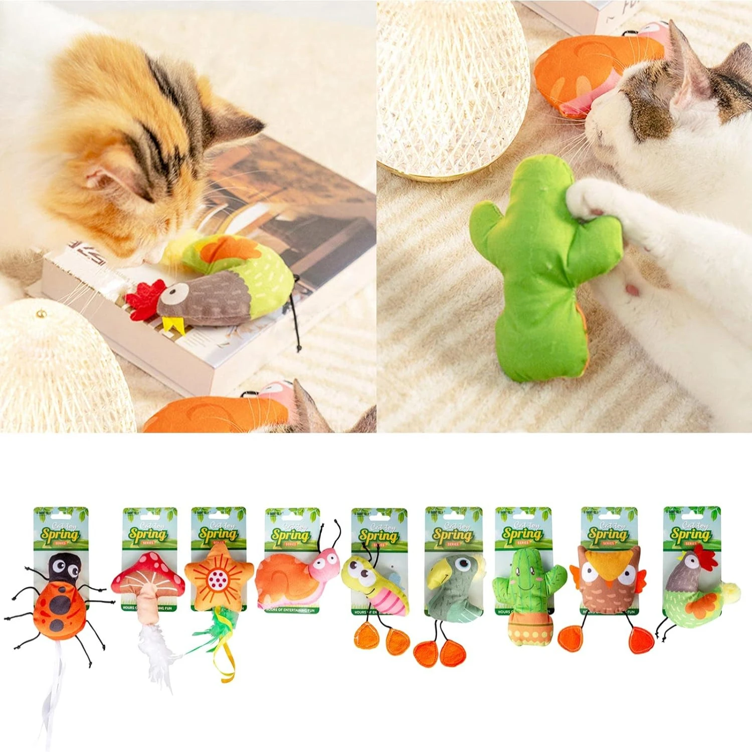 Gentle and effective forest-themed plush cat toy for hours of interactive fun - Durable construction for long-lasting playtime -
Gentle and effective forest-themed plush cat toy for hours of interactive fun - Durable construction for long-lasting playtime -