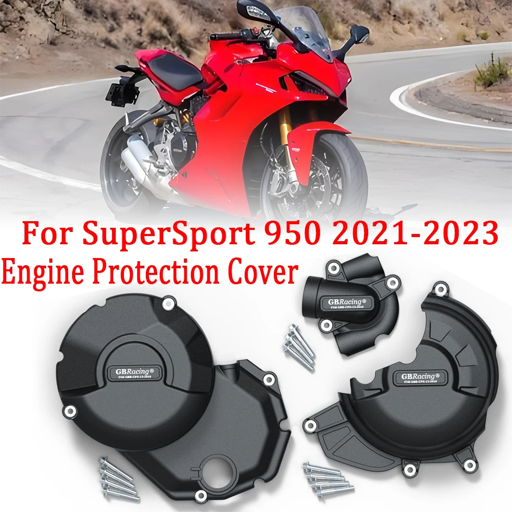 Для SuperSport 950 2021-2023 комплект крышек двигателя мотоцикла, защитная крышка двигателя
Для SuperSport 950 2021-2023 комплект крышек двигателя мотоцикла, защитная крышка двигателя