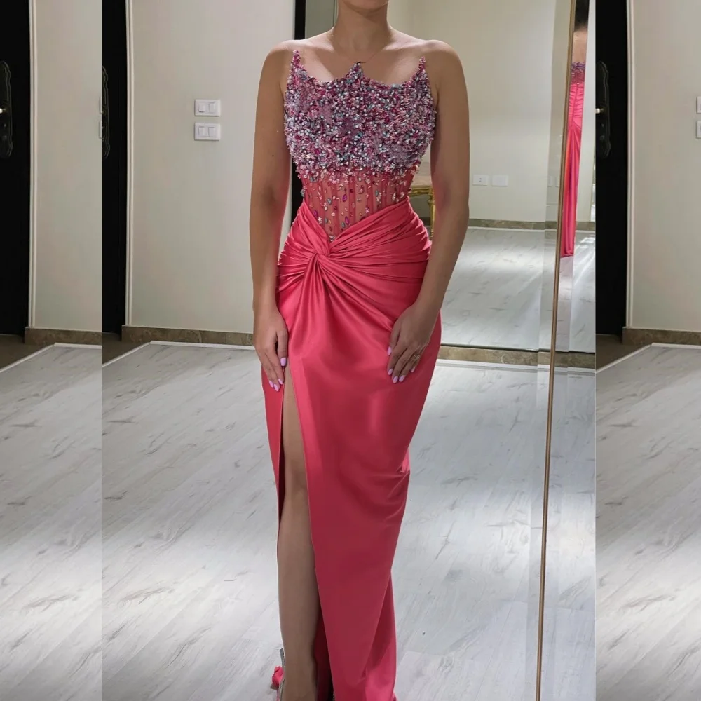 Customized Jersey Sequined Ruched Homecoming A-line Strapless Bespoke Occasion Gown Long Dresses
Customized Jersey Sequined Ruched Homecoming A-line Strapless Bespoke Occasion Gown Long Dresses