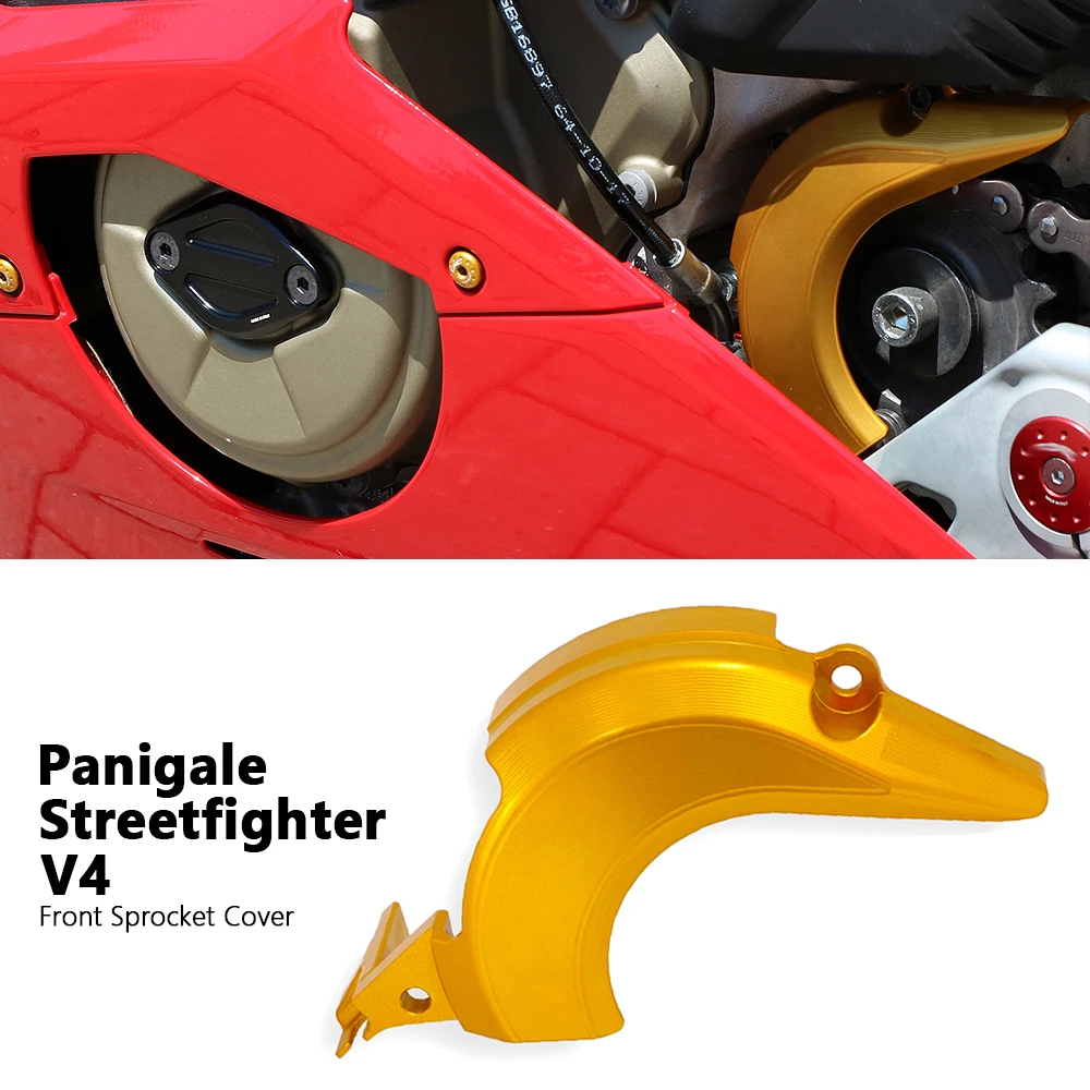 For Ducati Panigale V4 S R Streetfighter V4 S 2018-2024 Motorcycle Front Sprocket Cover Case Saver Protector Chain Guard
For Ducati Panigale V4 S R Streetfighter V4 S 2018-2024 Motorcycle Front Sprocket Cover Case Saver Protector Chain Guard