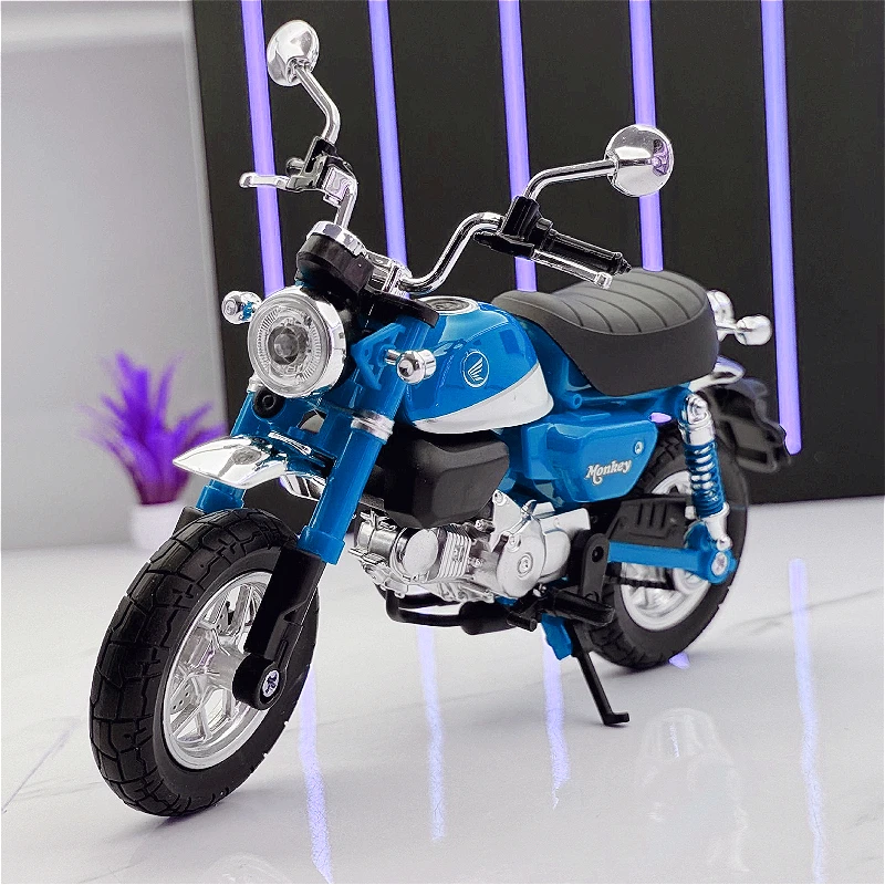 1:12 Honda Monkey Motorcycle Детские высококачественные украшения, подарки и игрушки со звуковыми и световыми модельми под давлением из сплава
1:12 Honda Monkey Motorcycle Детские высококачественные украшения, подарки и игрушки со звуковыми и световыми модельми под давлением из сплава