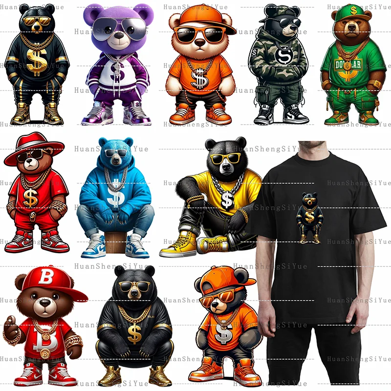 Teddy Bear Casual Style Ironing Sticker Clothes DTF Fashion T-shirt Hoodie DIY Jacket Patch Heat Transfer Sticker
Teddy Bear Casual Style Ironing Sticker Clothes DTF Fashion T-shirt Hoodie DIY Jacket Patch Heat Transfer Sticker