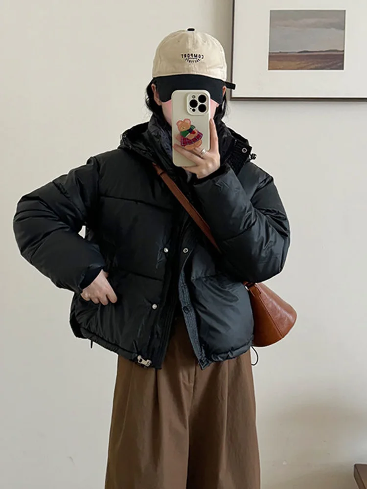 Faionable ort Puffer Jaet Women's Winter New Loose Thi Casual Bread Coat Stand Collar Zipper Closure Color
Faionable ort Puffer Jaet Women's Winter New Loose Thi Casual Bread Coat Stand Collar Zipper Closure Color