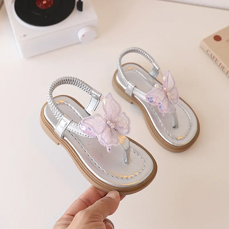 Children's Sandals Summer Fashion Butterfly clip Toe Girls' Princess Shoes Soft Sole Anti Slip Elastic Band Casual Beach Sandals
Children's Sandals Summer Fashion Butterfly clip Toe Girls' Princess Shoes Soft Sole Anti Slip Elastic Band Casual Beach Sandals