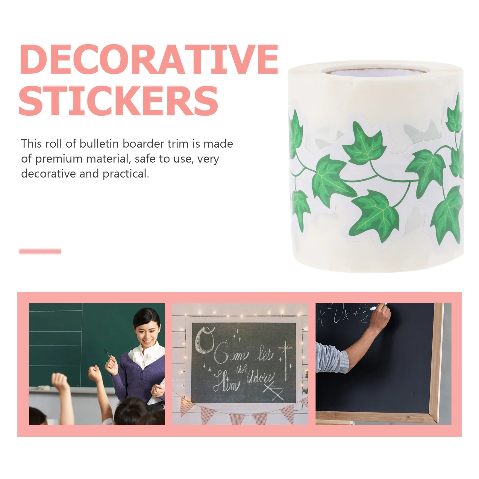 1 Roll Leaves Themed Bulletin Border Sticker Self-Adhesive Wall Decal For Classroom Blackboard Chalkboard Party School Wall
1 Roll Leaves Themed Bulletin Border Sticker Self-Adhesive Wall Decal For Classroom Blackboard Chalkboard Party School Wall