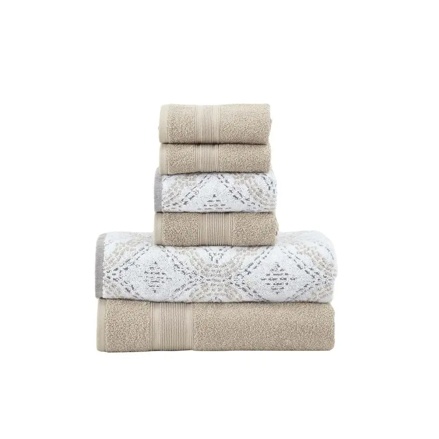 Capri 6Piece Reversible Yarn Dyed Jacquard Towel Set Bath Towels, Hand Towels, amp Washcloths Super Absorbent amp Quick Dry 100
Capri 6Piece Reversible Yarn Dyed Jacquard Towel Set Bath Towels, Hand Towels, amp Washcloths Super Absorbent amp Quick Dry 100