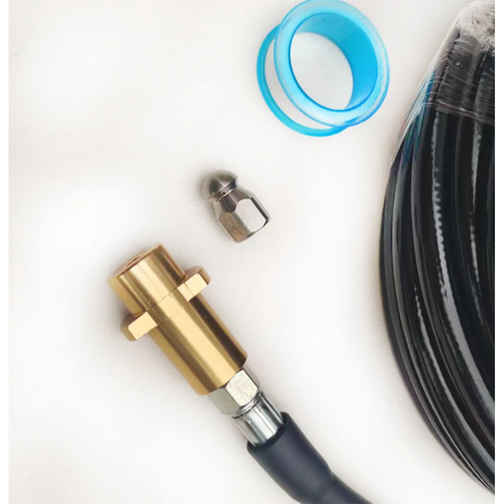 Комплект для прочистки канализации под высоким давлением: шланг для прочистки канализации, адаптер M22, гибкая трубка высокого давления
Комплект для прочистки канализации под высоким давлением: шланг для прочистки канализации, адаптер M22, гибкая трубка высокого давления