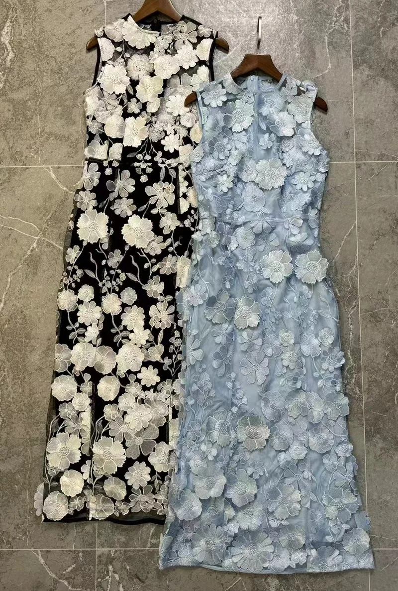 XXL Bodycon Dress 2025 Spring Summer Party Cocktail Women Allover Lurex Embroidery Sleeveless Long Black Blue Sexy Party Dress
XXL Bodycon Dress 2025 Spring Summer Party Cocktail Women Allover Lurex Embroidery Sleeveless Long Black Blue Sexy Party Dress