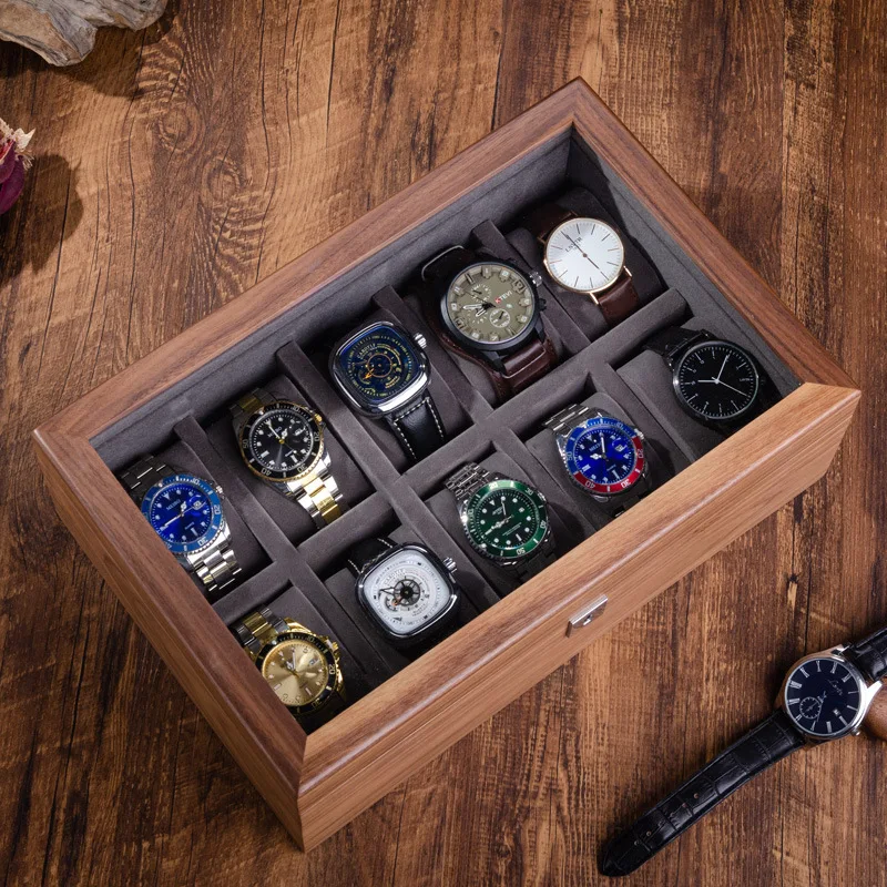 Коробка для часов из орехового дерева, роскошные мужские часы в стиле ретро, коробки для путешествий, прозрачный стеклянный футляр для хранения, органайзер, дисплей для часов, подарочные принадлежности
Коробка для часов из орехового дерева, роскошные мужские часы в стиле ретро, коробки для путешествий, прозрачный стеклянный футляр для хранения, органайзер, дисплей для часов, подарочные принадлежности