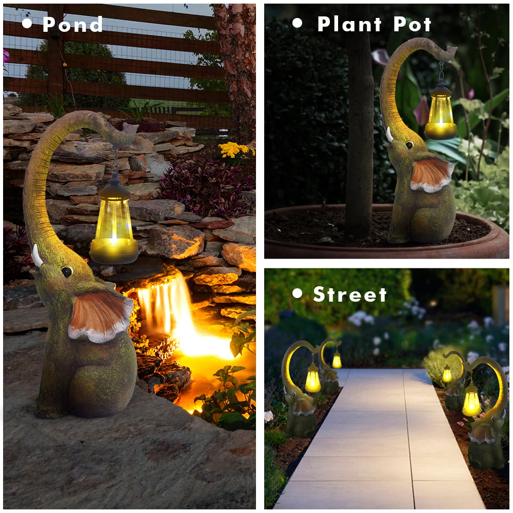 Resin Elephant Statue Garden Decorations Solar Garden Figurine Lamp Retro Landscape Courtyard Lamp Patio Walkway Lamp Lawn Lamp
Resin Elephant Statue Garden Decorations Solar Garden Figurine Lamp Retro Landscape Courtyard Lamp Patio Walkway Lamp Lawn Lamp