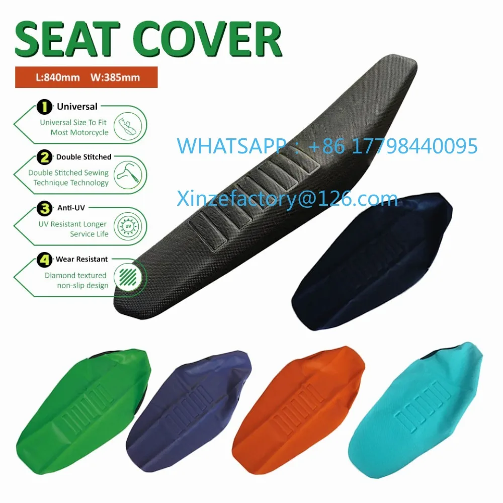 Customizable Motorcycle Pro Seat Cover Soft Waterproof Non-slip Ribbed
Customizable Motorcycle Pro Seat Cover Soft Waterproof Non-slip Ribbed