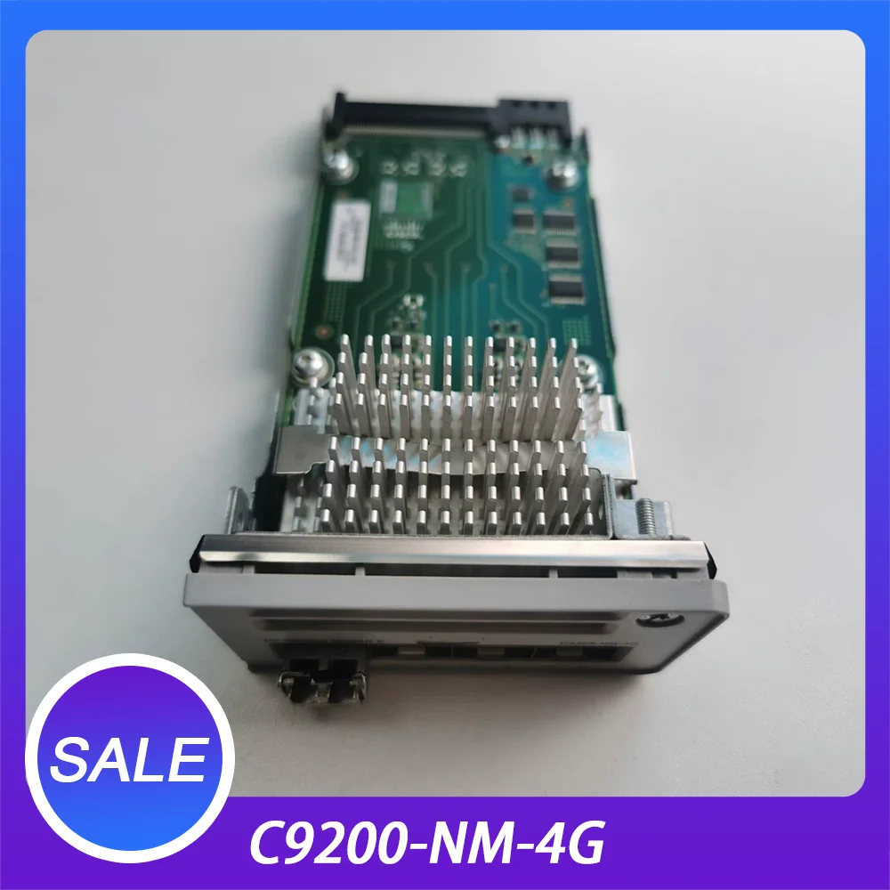 Four-port Gigabit network module C9200-NM-4G
Four-port Gigabit network module C9200-NM-4G
