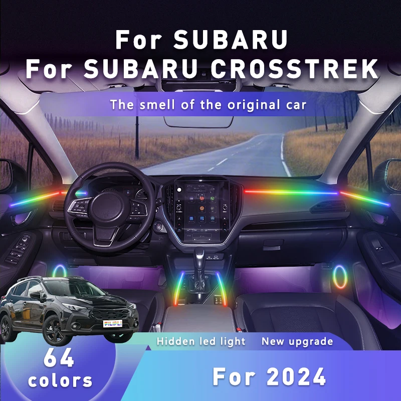 FILIPLI For The SUBARU CROSSTREK For 2023 Multi Color RGB Car Ambient Light Strip Waterproof Car Interior Light Easy To Install
FILIPLI For The SUBARU CROSSTREK For 2023 Multi Color RGB Car Ambient Light Strip Waterproof Car Interior Light Easy To Install