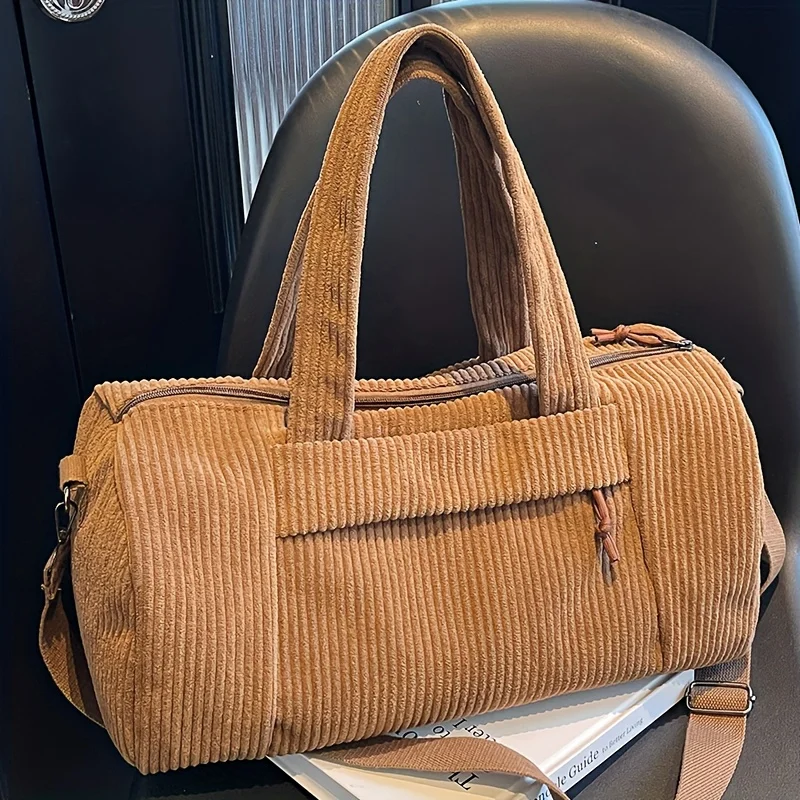Casual Fitness Yoga Bag Corduroy Shoulder Crossbody Tote Commuter Work Gym Duffel For Women
Casual Fitness Yoga Bag Corduroy Shoulder Crossbody Tote Commuter Work Gym Duffel For Women