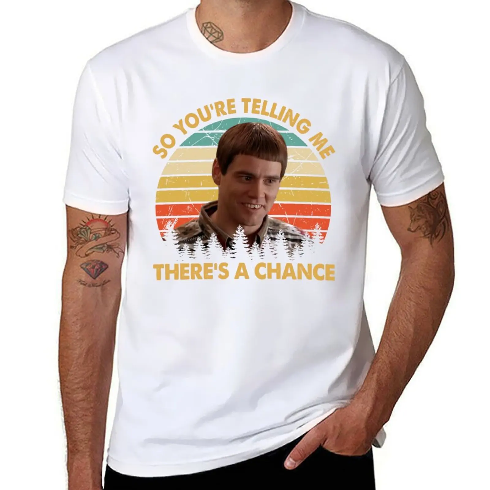 Dumb And movie Dumber So You're Telling Me There's A Chance Vintage T-Shirt t shirts for man cotton funny T-Shirt
Dumb And movie Dumber So You're Telling Me There's A Chance Vintage T-Shirt t shirts for man cotton funny T-Shirt