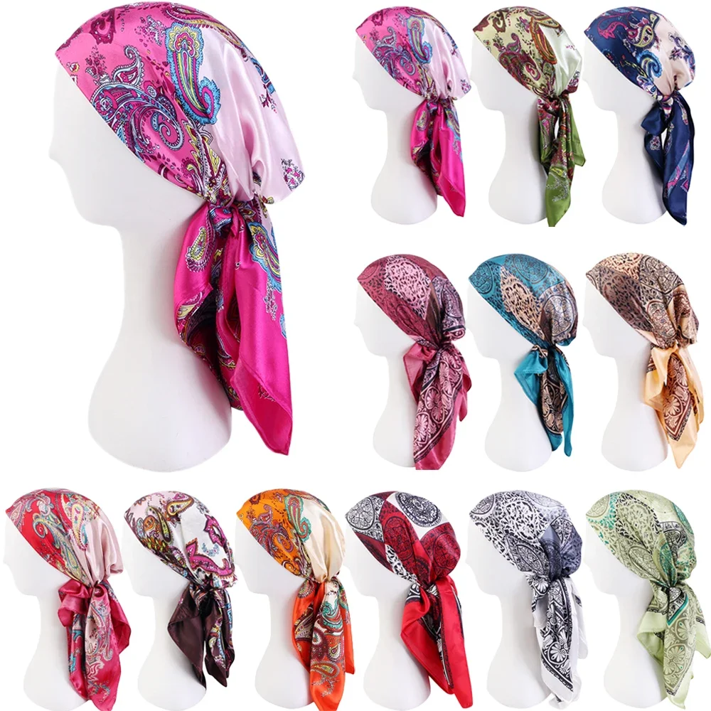 Square Faux Silk Scarves Bohemia Women 90*90cm Print Satin Hijab Scarf Muslim Female Shawls And Wrap Hair Head Scarves Bandanna
Square Faux Silk Scarves Bohemia Women 90*90cm Print Satin Hijab Scarf Muslim Female Shawls And Wrap Hair Head Scarves Bandanna