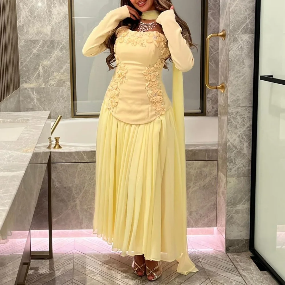 Customized High Quality Fashion Chiffon Handmade Flower Pleat Straight Strapless Ankle Length Dresses Bespoke Occasion Dresses
Customized High Quality Fashion Chiffon Handmade Flower Pleat Straight Strapless Ankle Length Dresses Bespoke Occasion Dresses