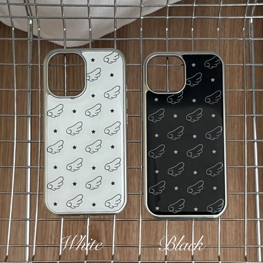 Black White Star Angel Wings Phone Case for iPhone 17 16e 16 15 14 13 12 11 Air Pro Max 8 7 Plus Luxury Clear Soft Back Cover
Black White Star Angel Wings Phone Case for iPhone 17 16e 16 15 14 13 12 11 Air Pro Max 8 7 Plus Luxury Clear Soft Back Cover