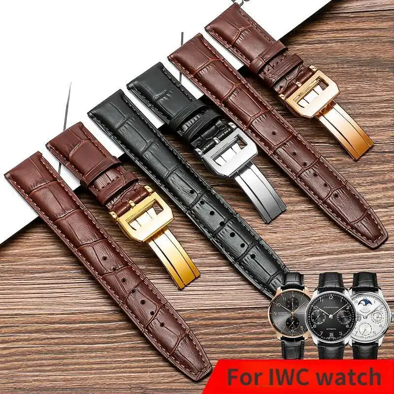 Men's Leather Strap For IWC Portuguese Portofino Big Pilot With 20Mm 21M 22Mm Watch Band Accessory
Men's Leather Strap For IWC Portuguese Portofino Big Pilot With 20Mm 21M 22Mm Watch Band Accessory