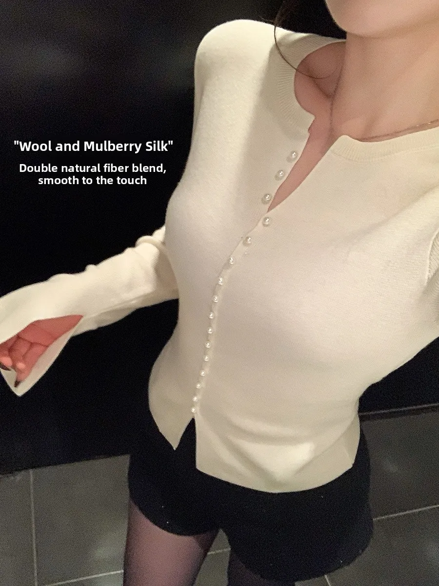 Lin GuanV Long Sve Knitted Sweater Women's Autumn Winter Slim Fit Base Layer Top V Ne Design Sensation Commute Sle
Lin GuanV Long Sve Knitted Sweater Women's Autumn Winter Slim Fit Base Layer Top V Ne Design Sensation Commute Sle