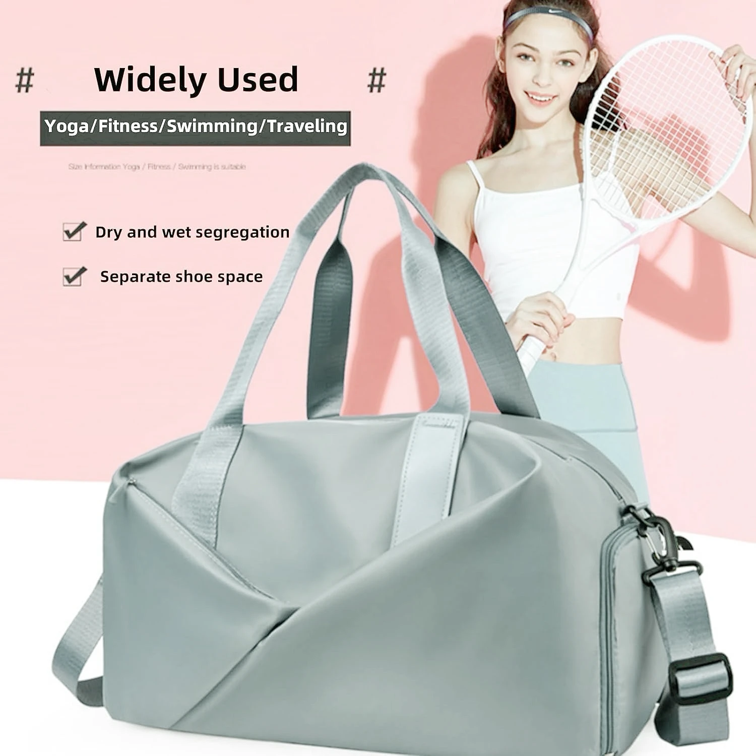 Сумка для коврика для йоги, сумки для тренажерного зала и фитнеса для женщин и мужчин, тренировочные сумки для фитнеса, спорта, путешествий, тренажерного зала, нейлоновые сумки для спорта на открытом воздухе, поездки, багажные сумки
Сумка для коврика для йоги, сумки для тренажерного зала и фитнеса для женщин и мужчин, тренировочные сумки для фитнеса, спорта, путешествий, тренажерного зала, нейлоновые сумки для спорта на открытом воздухе, поездки, багажные сумки