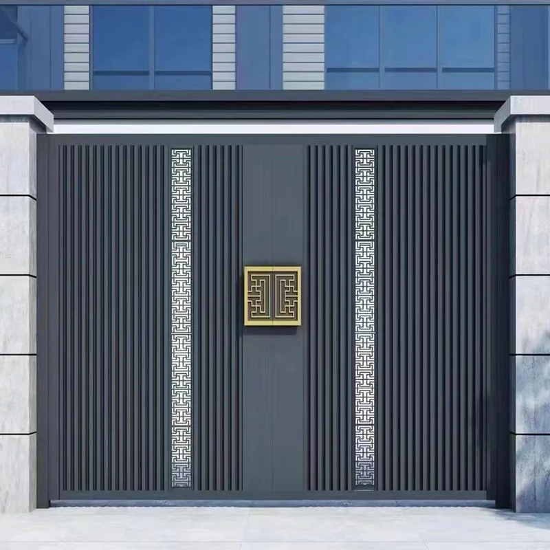 Front Yard Aluminum Gate Modern Courtyard Entrance Security Door Powder Coated Driveway Access for Homes Swing Driveway Gate
Front Yard Aluminum Gate Modern Courtyard Entrance Security Door Powder Coated Driveway Access for Homes Swing Driveway Gate
