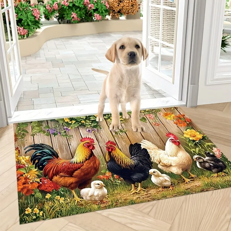 C1P Chicken Pattern Kitchen Rug Non-Slip Door Mat Pop design Bathroom Rug Bath Mat Carpet for Home Sink Laundry Decoreeree
C1P Chicken Pattern Kitchen Rug Non-Slip Door Mat Pop design Bathroom Rug Bath Mat Carpet for Home Sink Laundry Decoreeree