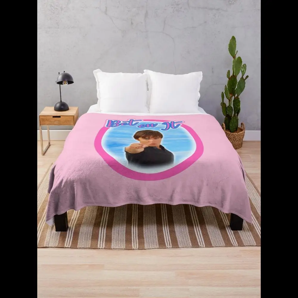 Troy Bolton Bet On It High School Musical Zac Efron Fan Art Throw Blanket
Troy Bolton Bet On It High School Musical Zac Efron Fan Art Throw Blanket