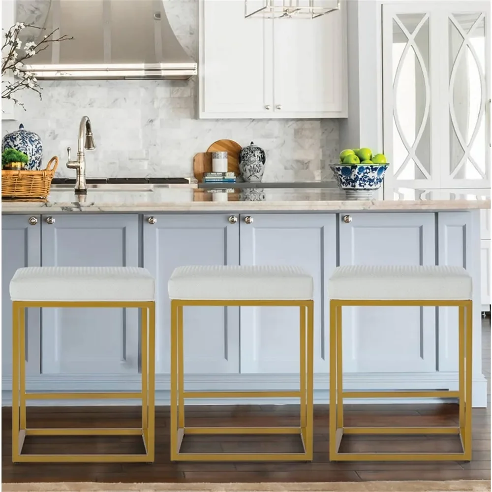 Bar Stools , Counter Height 24" Bar Stools for Kitchen Island,Upholstered Modern PU Leather Backless Barstools
Bar Stools , Counter Height 24" Bar Stools for Kitchen Island,Upholstered Modern PU Leather Backless Barstools